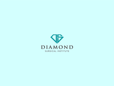 Diamond Surgical Institute branding diamond icon icon logo minimal