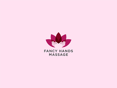 Fancy Hands Massage branding fancy fancy hands fancy hands massage fancy lettering flat hands massage identity massage minimal