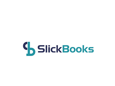 Slickbooks logo accounting financial attractive logo bookkeeping online bookkeeping