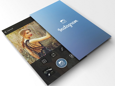 Instagram project is now up app flat instagram interface ios7 italy new redesign social transparent ui ux