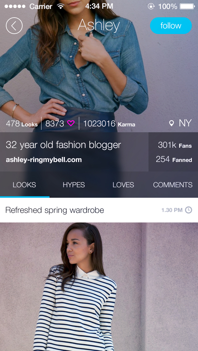 Lookbook.nu profile by Ben Dunn on Dribbble