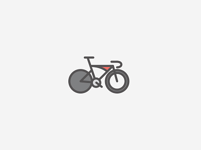 track bike doodle bike cycling icon illustration illustrator line weight