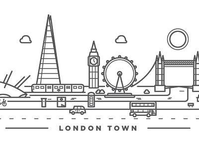 London by Ben Dunn on Dribbble