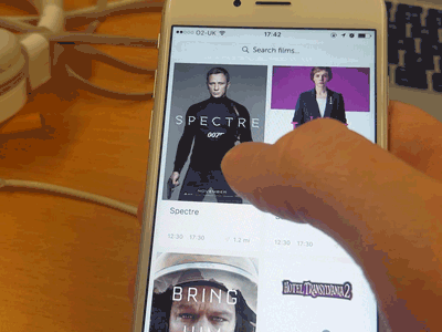 Screen transitions - feed to details and back flinto pixate close cinema interaction animation ux ui