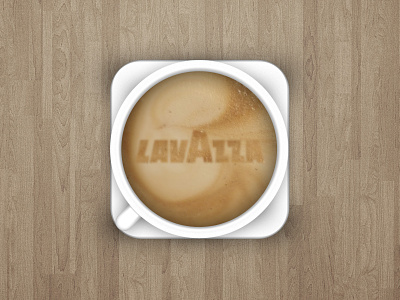 Lavazza coffee WIP app application coffee identity individual interface ios iphone lavazza mac real texture ui unique ux white