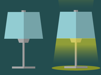 Flat Lamp design