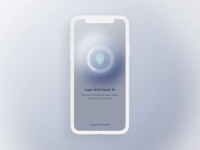 Fingerprint Scanner Mobile app UI android animation app app design appdesign concept scanner ui ui design user user experience user interface design userinterface