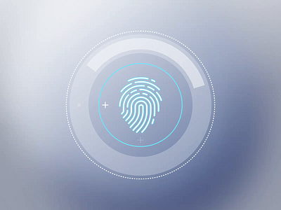 Fingerprint Scanner animation for mobile app aftereffects animation app app design concept design mobile motion design ui ui design ux design