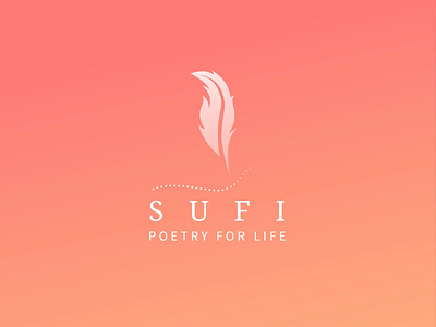 SUFI Poetry App Logo Animation animation app logo ui design ux design
