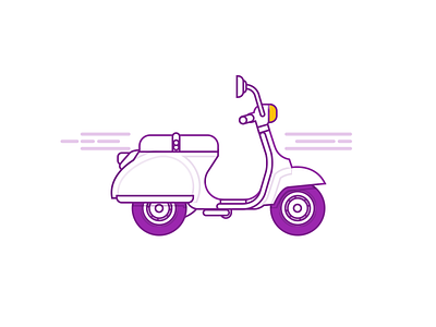 scooter illustration for iRYD