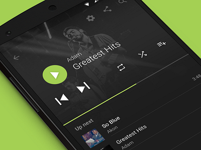 Music app concept 