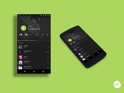 Music app concept by Harshad Gholap on Dribbble