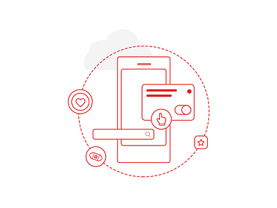 Mobile Application illustration