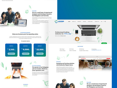 Adobo Initiative branding clean design graphics ideas ui ux vector webdesign website