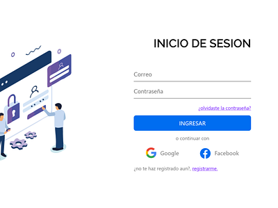 Web Inicio de sesion dailyui dailyui 001 login ui