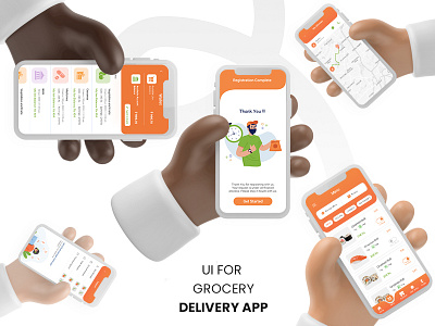 UI GROCERY DELIVERY APP- FULL PROJECT