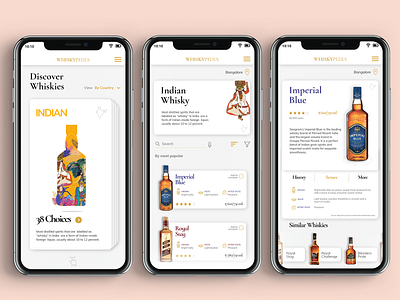 Whiskeypedia App redesign