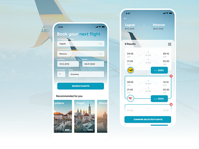 Flight Booking App Concept