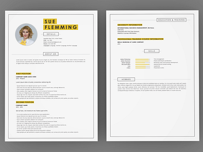 Creative CV Template creative cv cv template resume