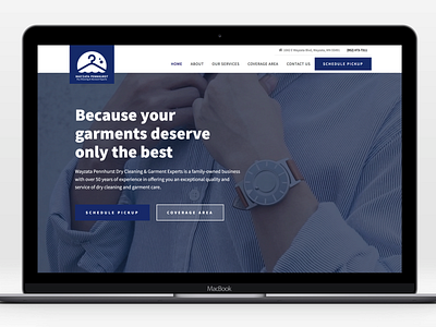 Dry Cleaners Website wordpress wordpress design wordpress development