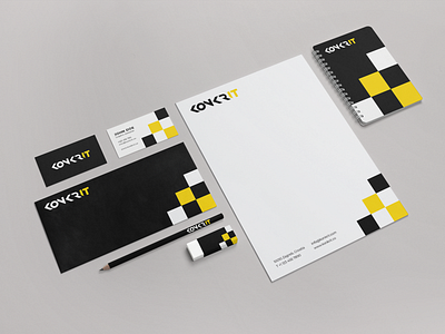 Konkrit Branding Stationery branding branding and identity design stationary design stationery web agency