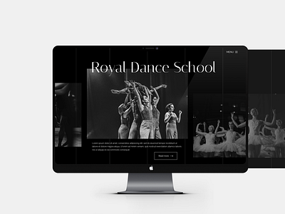 Royal Dance School Slider Design