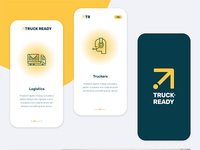 Truck Ready Logo Design adobe illustrator branding design logo ui