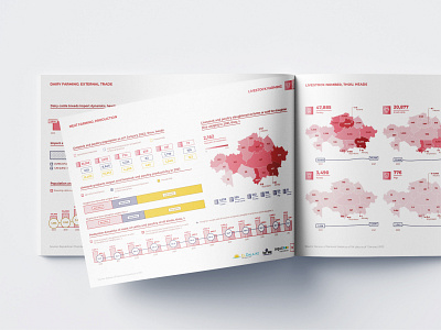 Infographic Report adobe illustrator adobe indesign agribusiness data visualization design diagram infographic map print layout