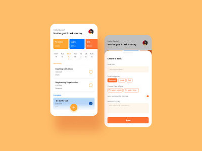 Task App - Mobile Design app app design application mobile mobile app mobile app design mobile design mobile ui task task app ui ui ux ui design