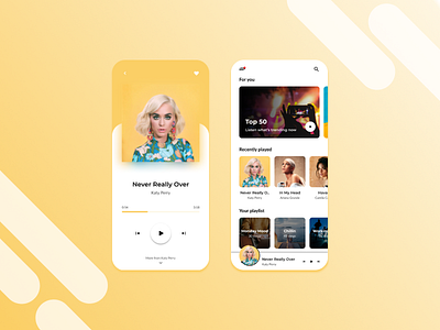 Music App UI music app ui ui design ux