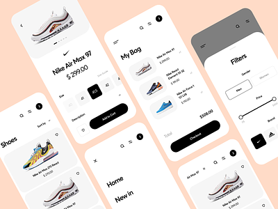 Shoes App Design