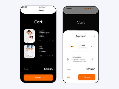 Zalando Redesign - Cart Payment