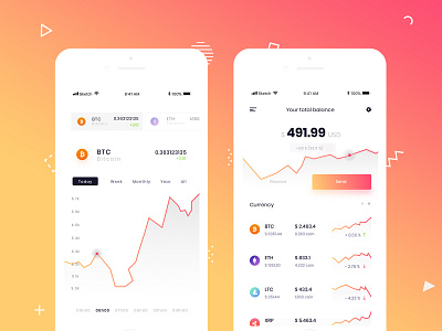 Crypto Wallet - concept app