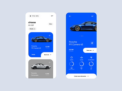 Car Rental - app concept