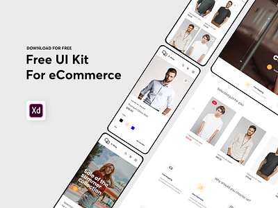 eCommerce – Free UI Kit adobe adobe xd design ecommerce shop ecommerce ui kit free free download free download shop free ui kit free xd freebie interface patryk polak responsive shop free ui ui design ui kit ux web