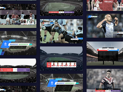 LIGR - Live Sports Graphics broadcasting football graphic design live sports rugby sports sports branding sports design streaming tv tv graphics