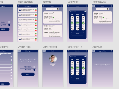 Rem Business App adobe xd mockup design ui design ux