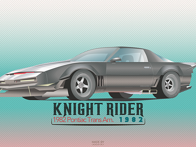 Film Cars Project / #2 Knight Rider car design film illustration illustrator vector