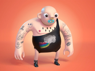 André 🎬💀 3d advertising art cg character illustration maya render vray