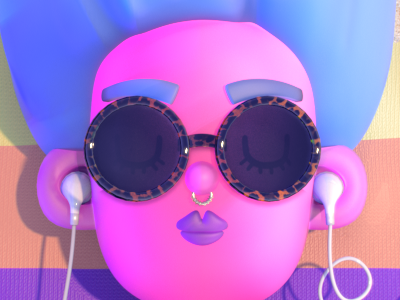 Summer Podcasts Buzzfeed Updated animation cg character editorial illustration maya redshift render substance zbrush
