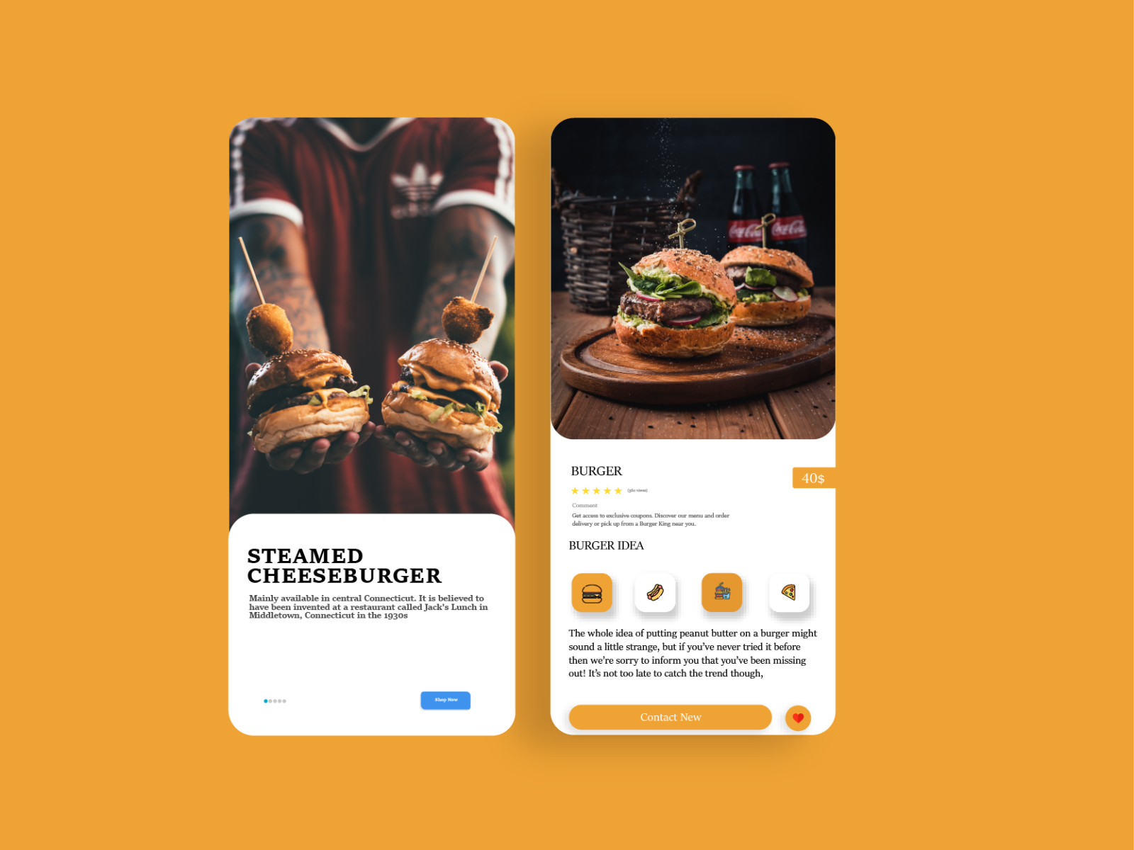 Beatiful Burger Website/UIUX Designer by Wozovee on Dribbble