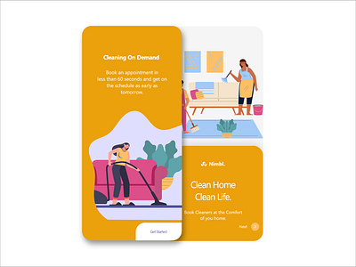 Clean Home app design/graphic and uiux designer 3d animation 3d art 3d modeling app branding design icon illustration illustrator logo minimal ui ux webdesign website design