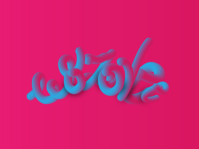 Wozovee 3dfont animation app art artists design fontstyle icon illustrator lettering logo logodesign minimal type typography ux web