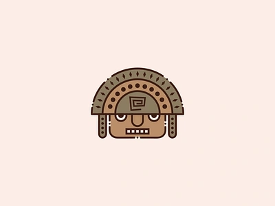 Aztec / Mayan Logo adobe illustrator adobe photoshop ancient aztec azteca aztecs design illustration logo mascot mascot character maya mayan mayans tiki tiki bar