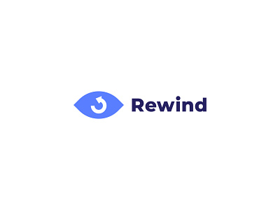 Rewind Logo adobe illustrator branding flat flat logos icon logo logo concept logodesign logos minimal rewind