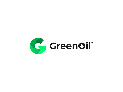 GreenOil adobe illustrator branding design flat flat logos green green logo icon lettering logo logo concept logos minimal oil oil logo