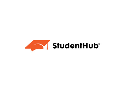 StudentHub adobe illustrator branding design flat flat logos hub hub logo logo minimal student student project student work students