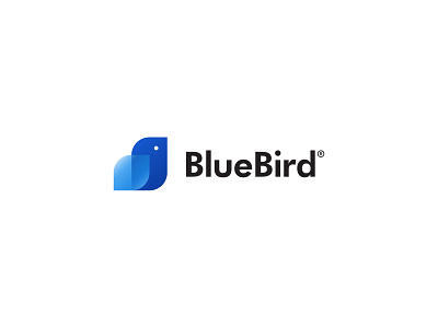 BlueBird adobe illustrator bird bird icon bird logo birds blue blue bird branding design flat flat logos logo logos minimal