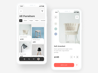 Furniture store app