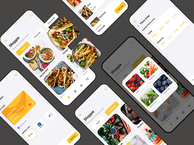 Food Delivery App - Shoopie delivery app designer dribbble food app mobile app design ui ux design